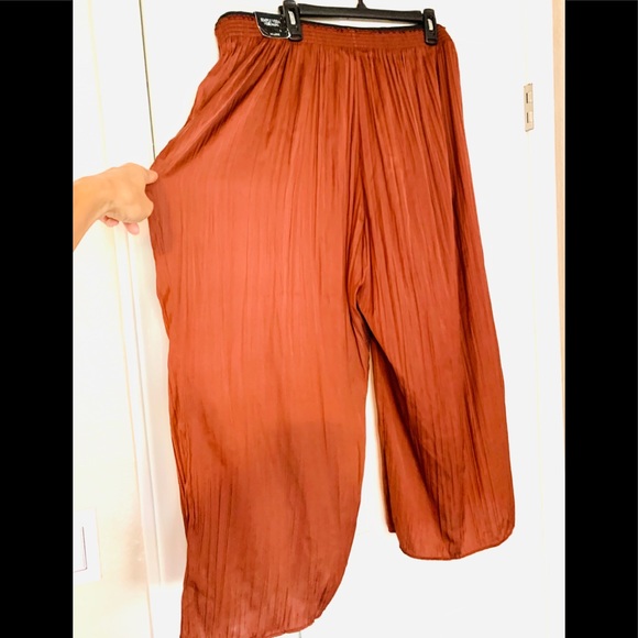 Simply Vera Wang Gaucho Pleated Wide Leg Pants New - Picture 12 of 16